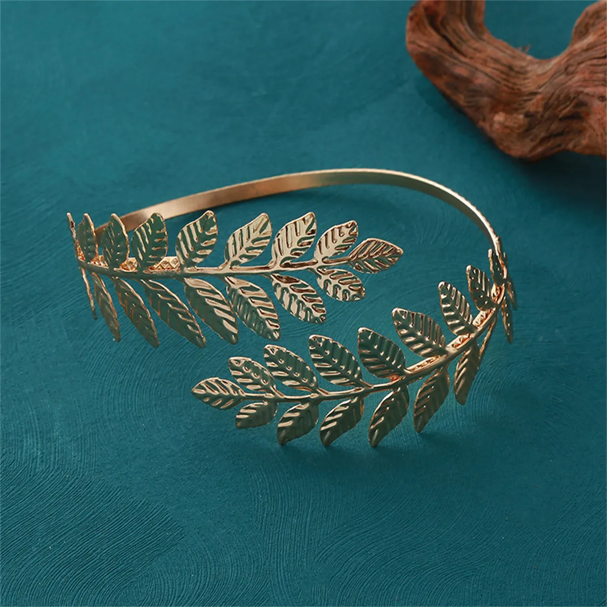 18K Gold-Plated Branch Arm Cuff