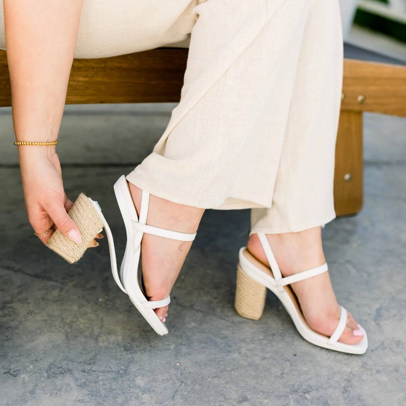 3 Inch Block Heel Kit Espadrille