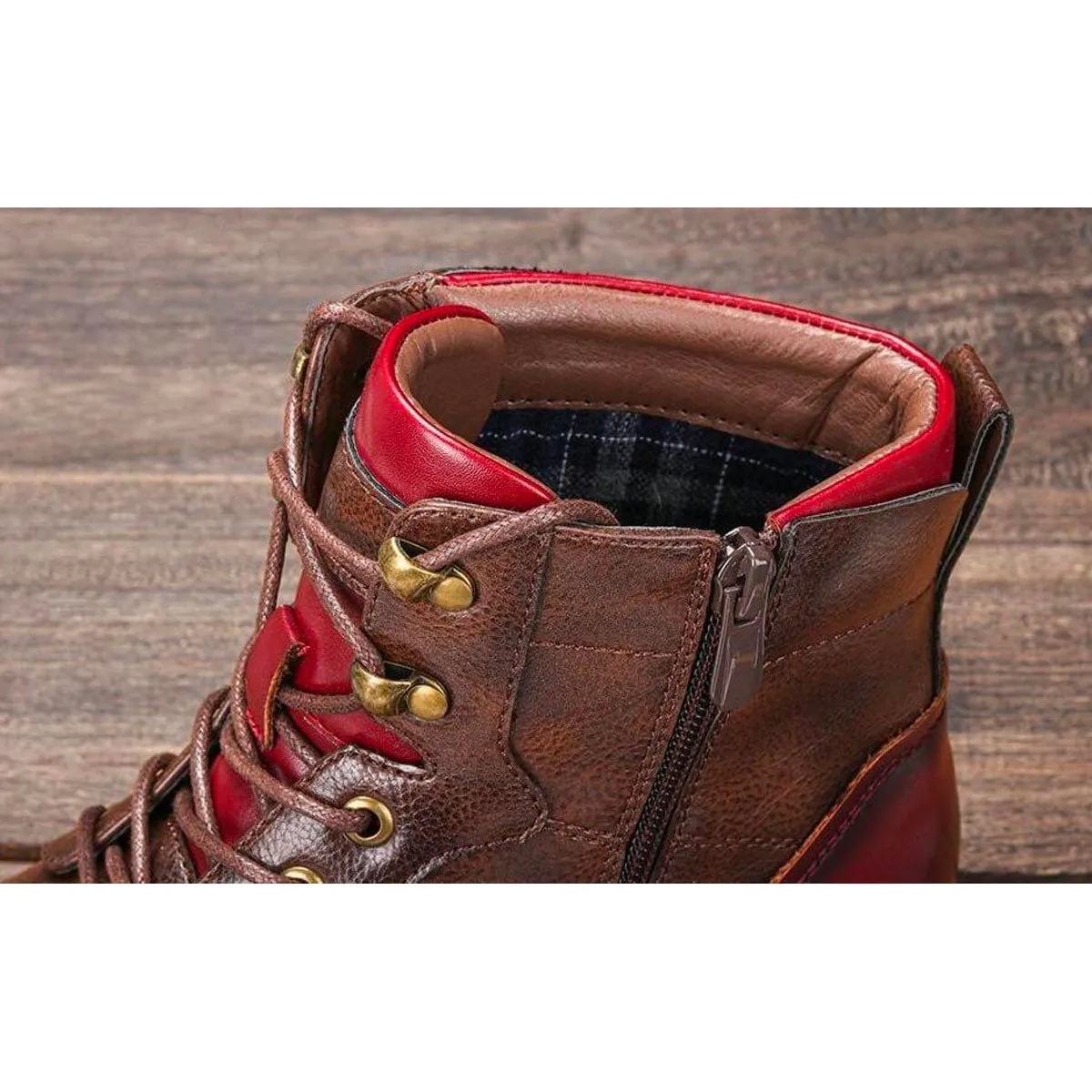Aaron™ | Handcrafted premium leather Oxford boots