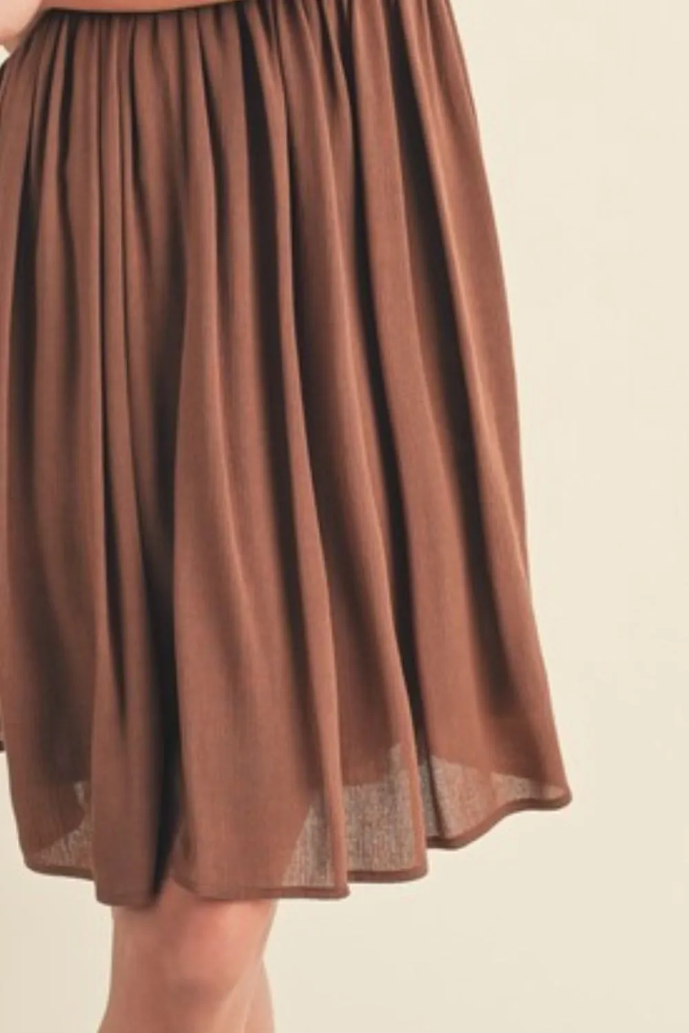 Aemi   Co Ruched Plunge Mini Cami Dress