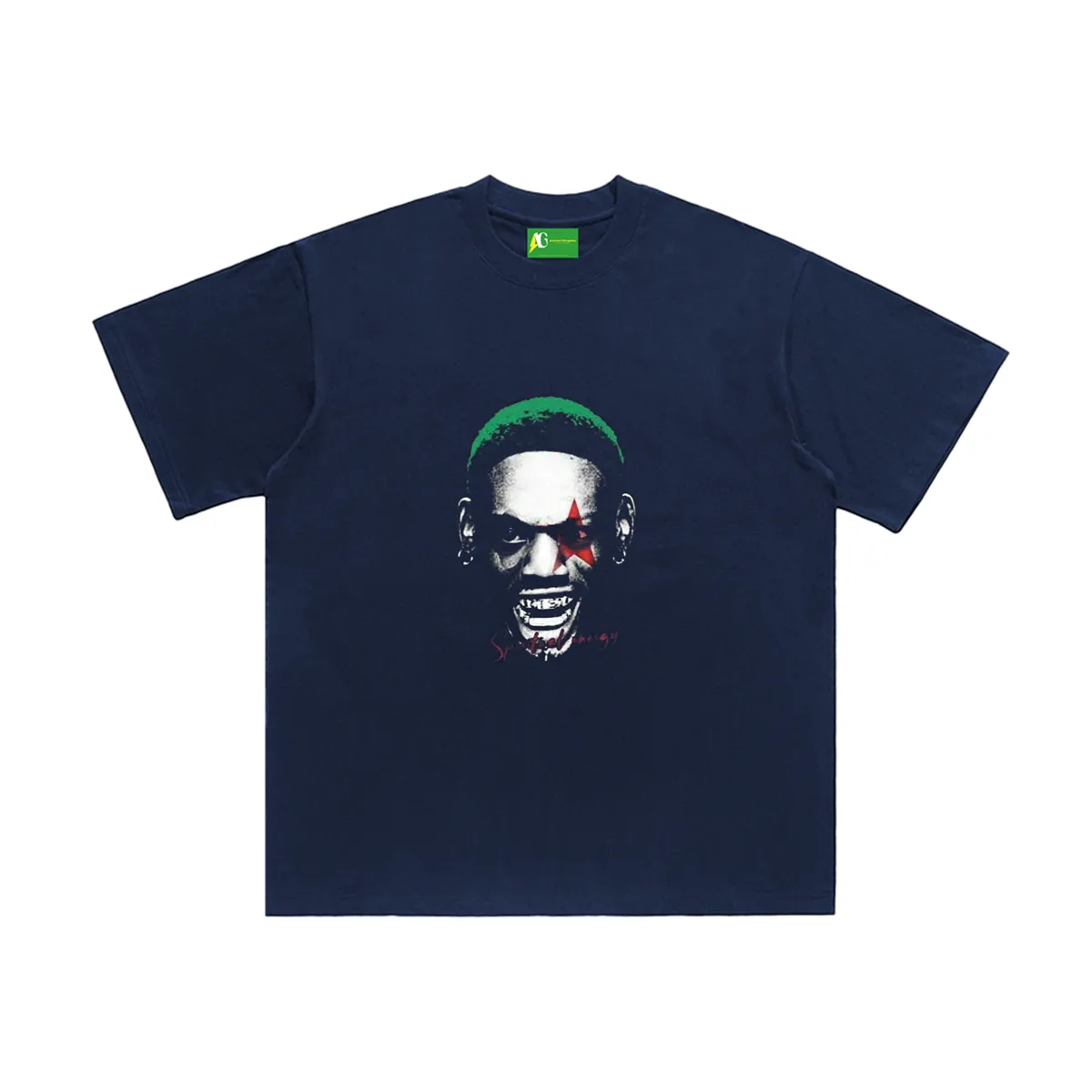 AG American Trendy Raper Start Green T-Shirt