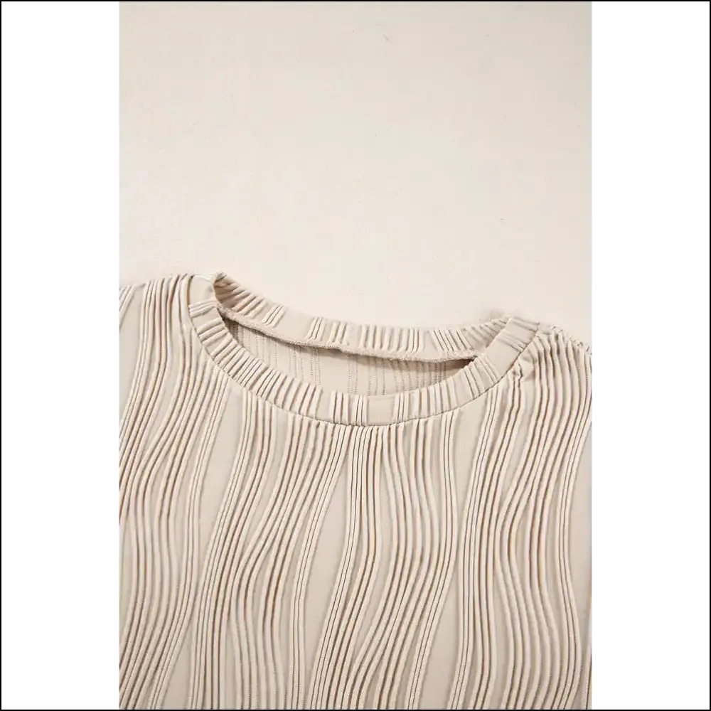 Apricot Wavy Textured Top: Basically a Hug you can Wear  😂 Needful Things