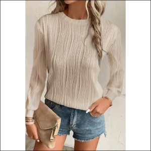 Apricot Wavy Textured Top: Basically a Hug you can Wear  😂 Needful Things