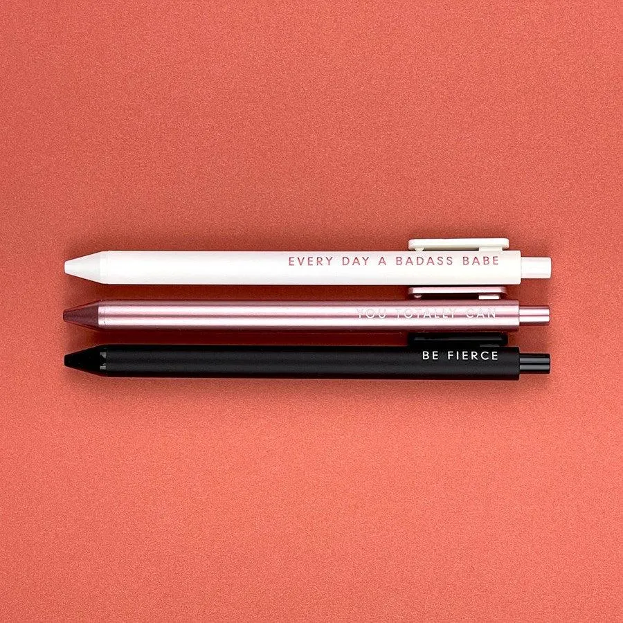 Be Bold Jotter Gel Pen Set
