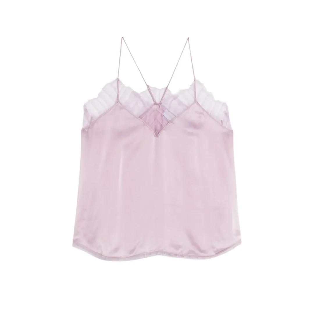 Berwyn Silk Camisole - Lavender