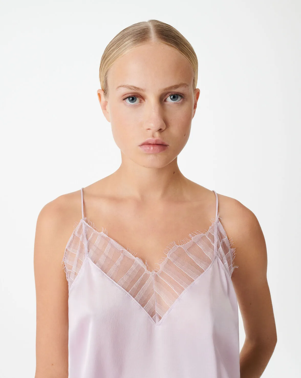 Berwyn Silk Camisole - Lavender