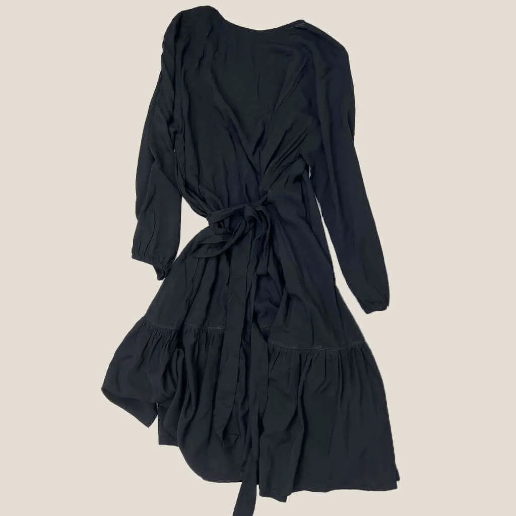 Black Wrap Dress XXS