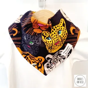 Bold Safari Print Dribble Bib-New!