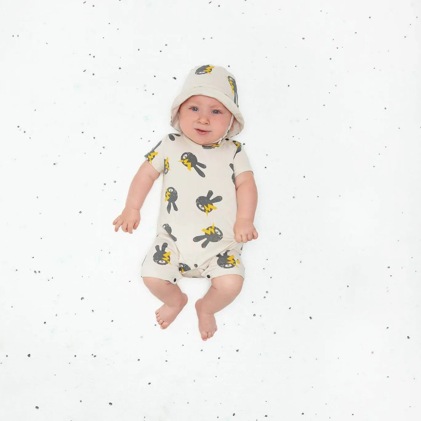 Bonnie Mob Banksy Bunny Print Shorty Playsuit
