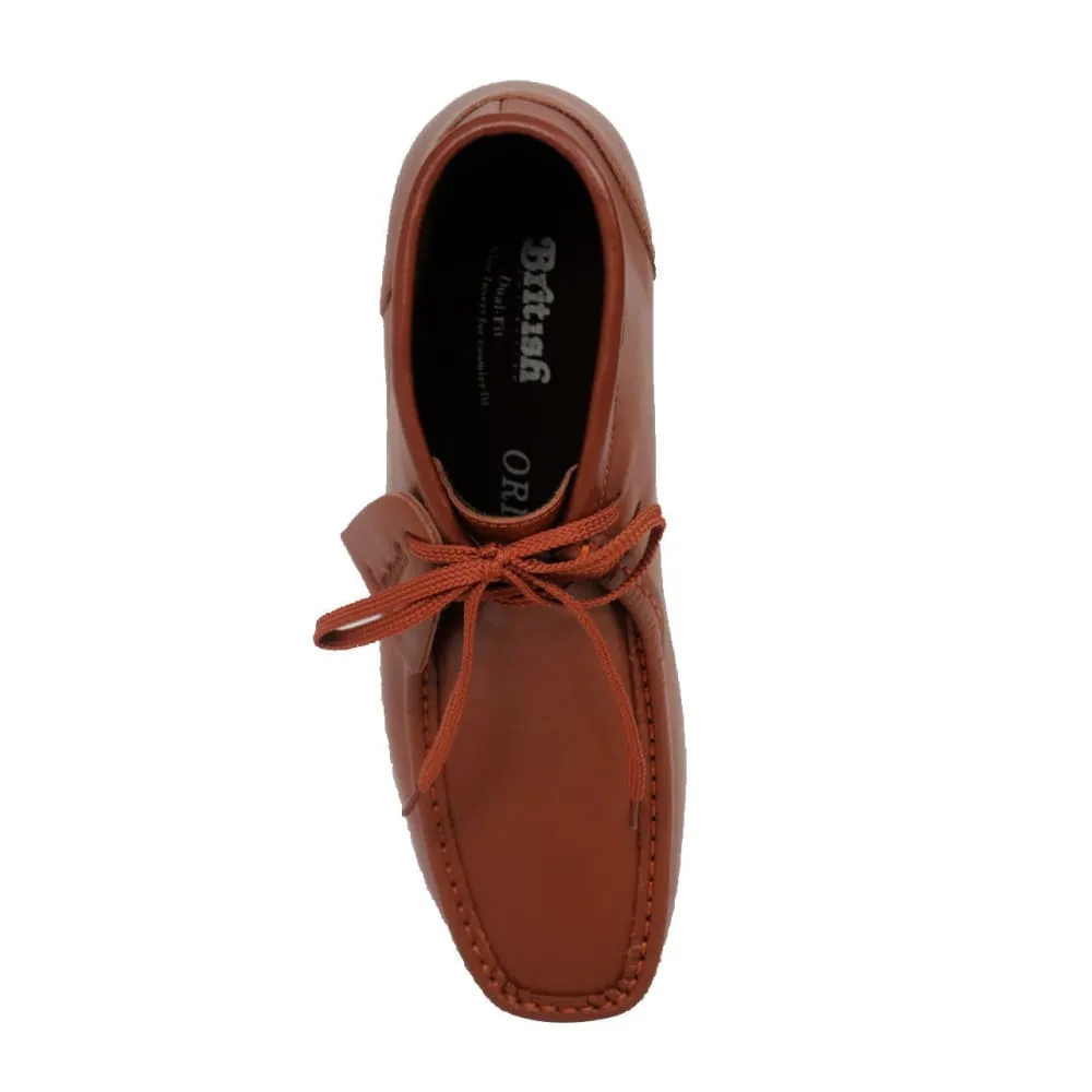 British Walkers New Castle 2 Men's Brown Leather Ankle Boots
