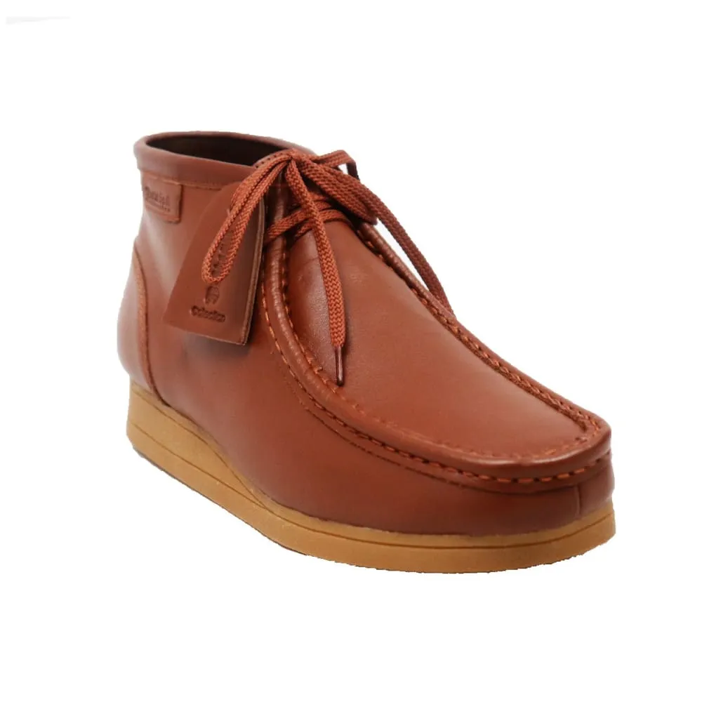 British Walkers New Castle 2 Men's Brown Leather Ankle Boots