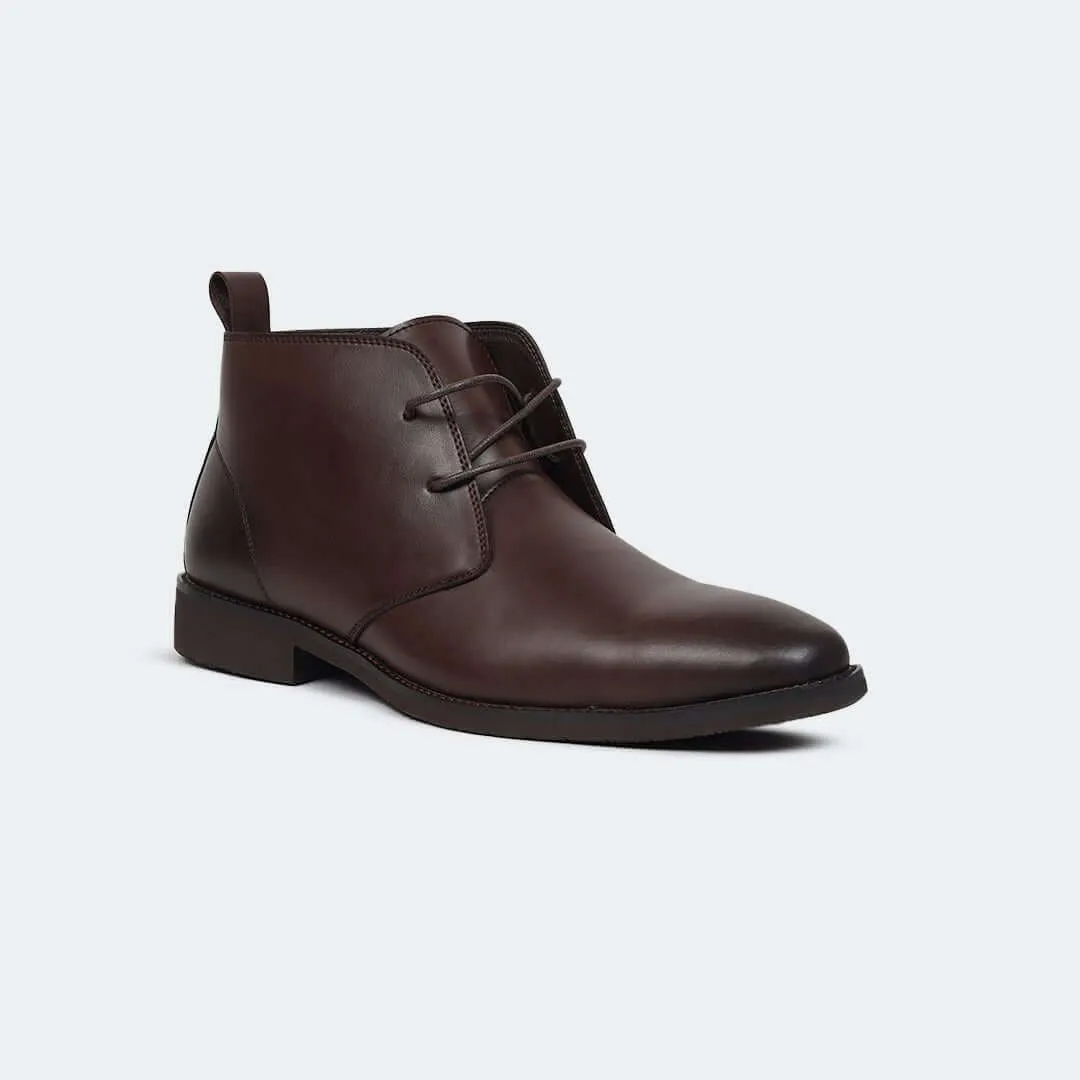 Caliber Shoes Coffee Chukka Boot for Men (T672C OSPREY)