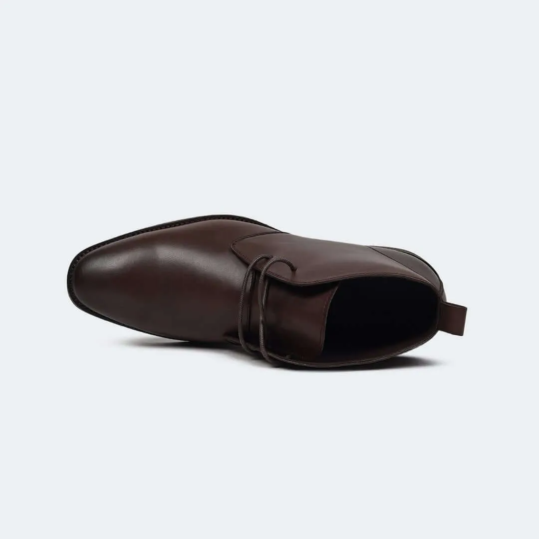 Caliber Shoes Coffee Chukka Boot for Men (T672C OSPREY)