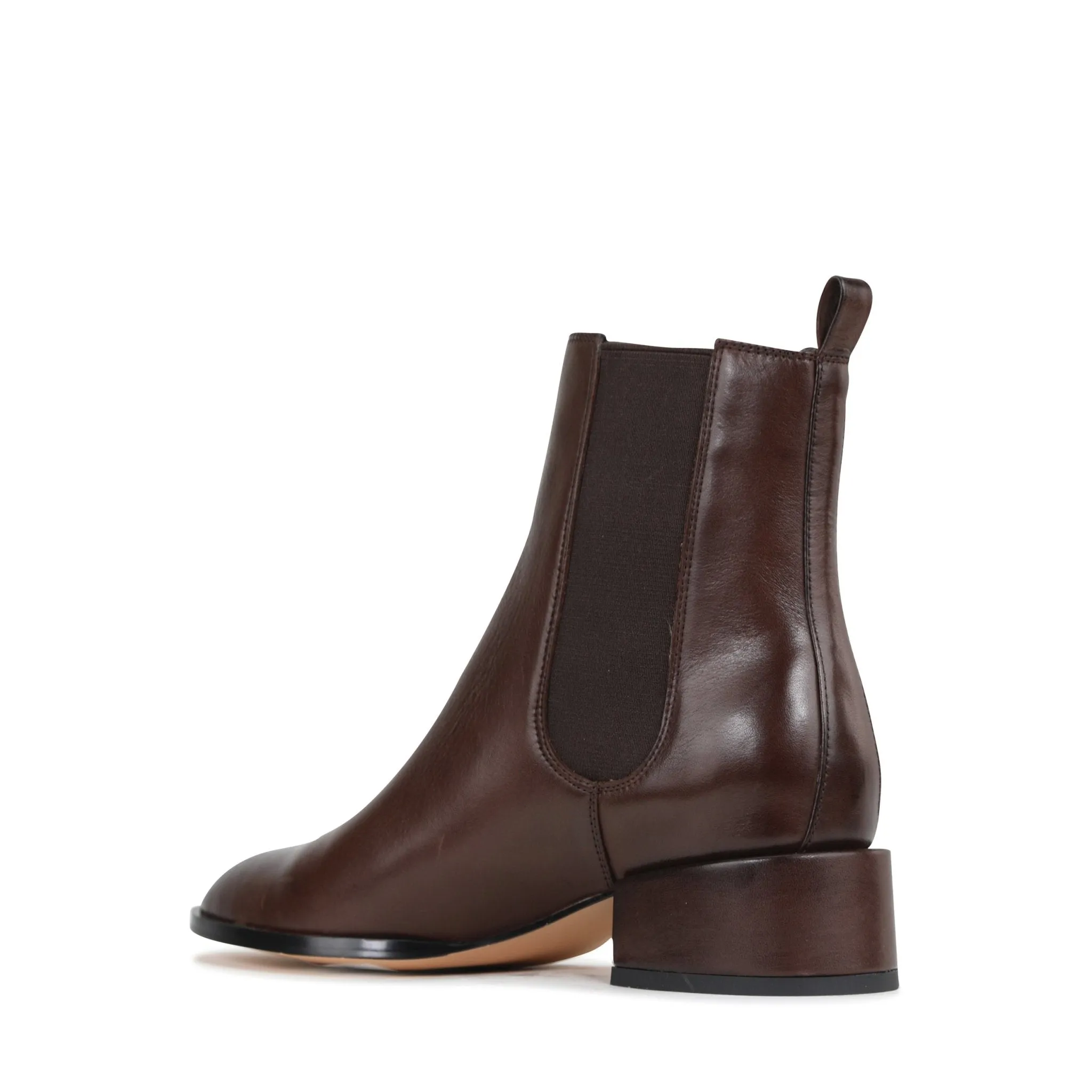 CASAR LEATHER CHELSEA ANKLE BOOTS