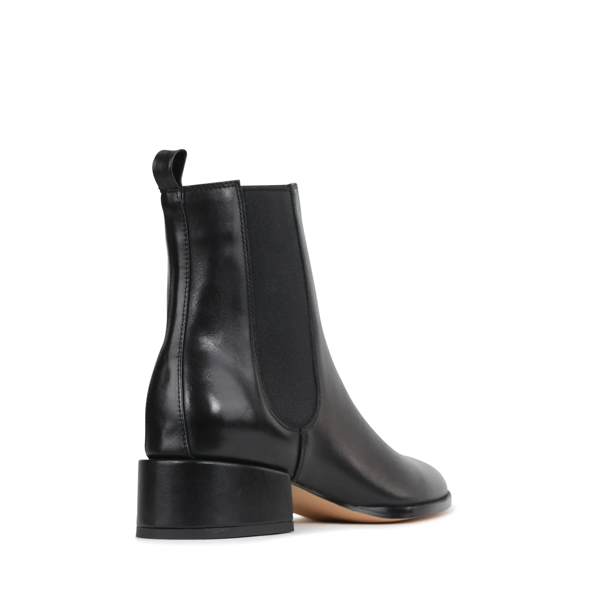CASAR LEATHER CHELSEA ANKLE BOOTS