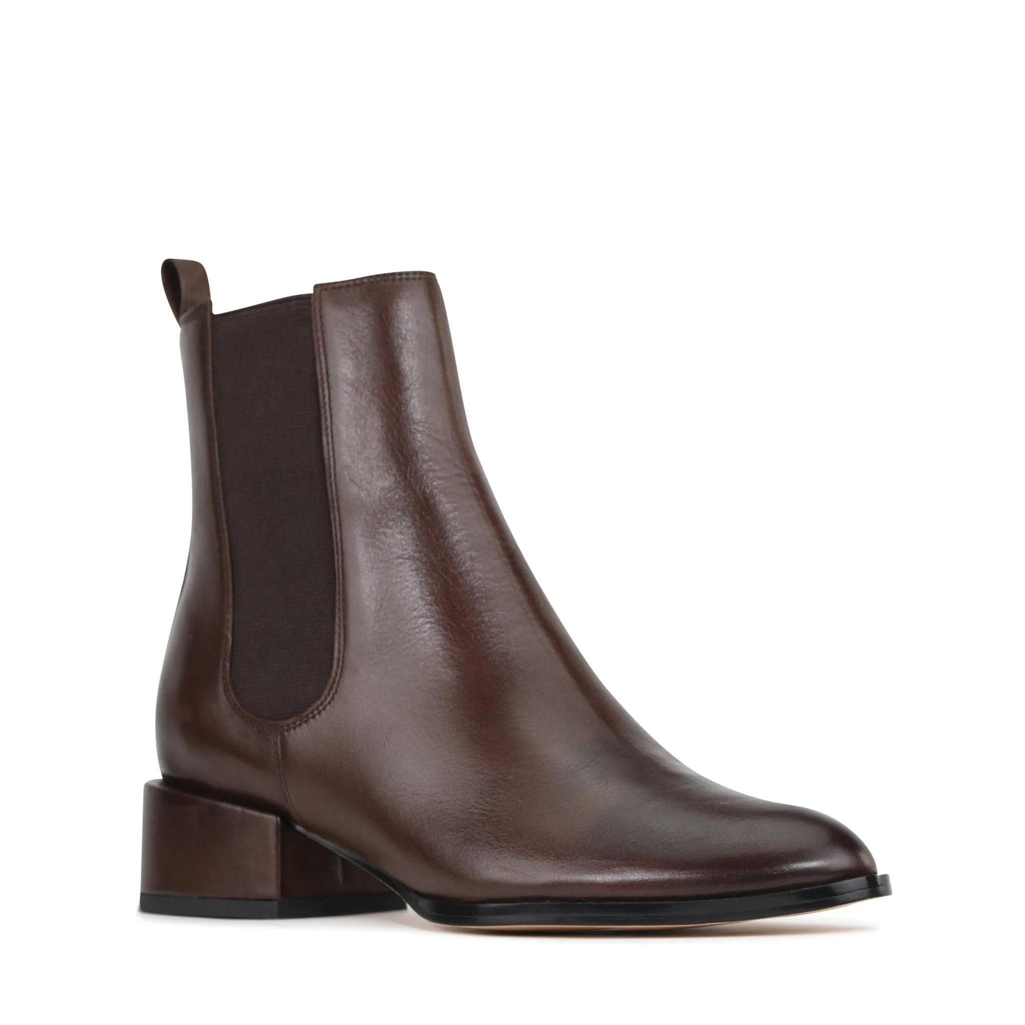 CASAR LEATHER CHELSEA ANKLE BOOTS