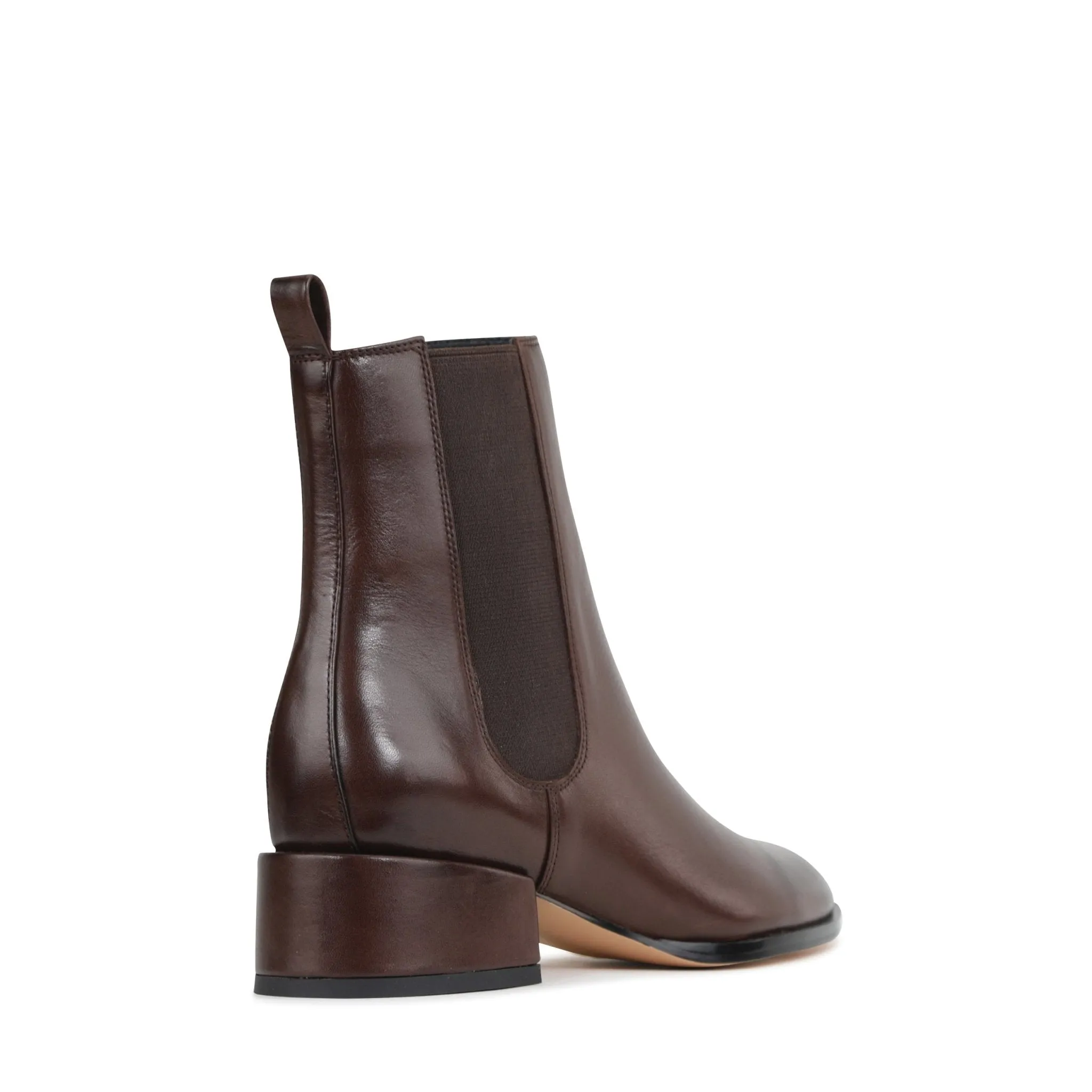 CASAR LEATHER CHELSEA ANKLE BOOTS