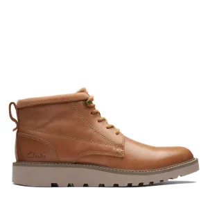 Clarks Men's Barnes Lace Tan Leather 26174636