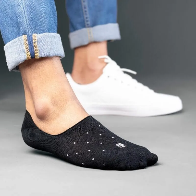 Classic Black No-Show Socks from SockSoho