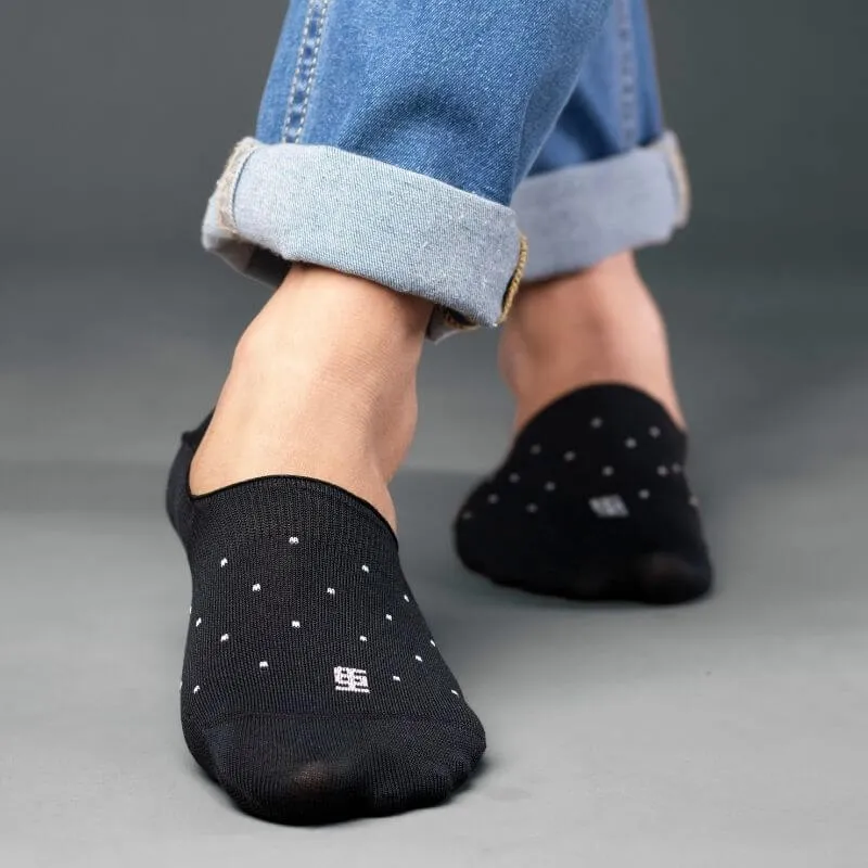 Classic Black No-Show Socks from SockSoho