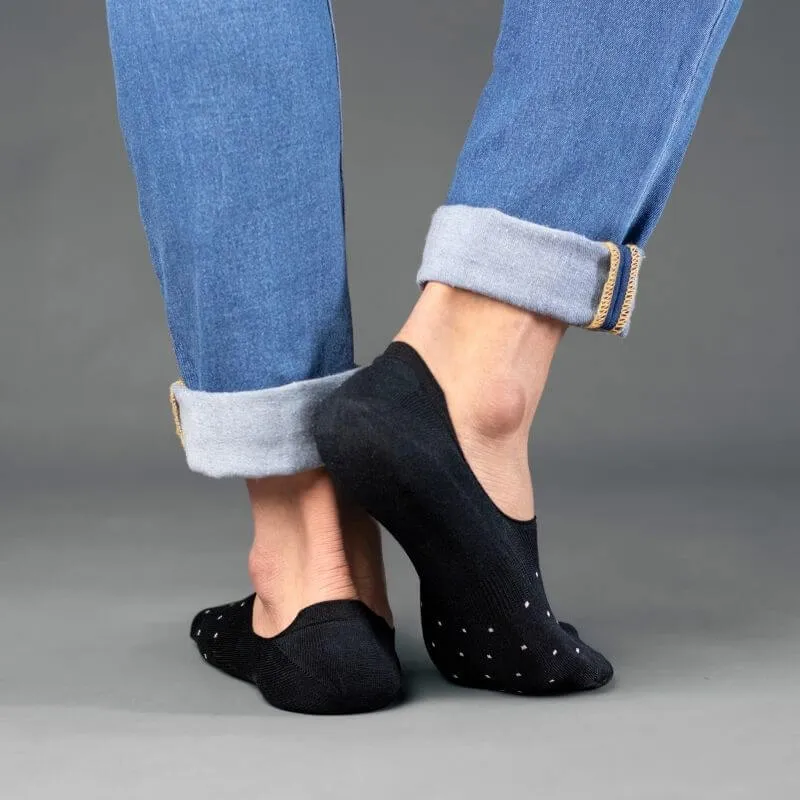 Classic Black No-Show Socks from SockSoho