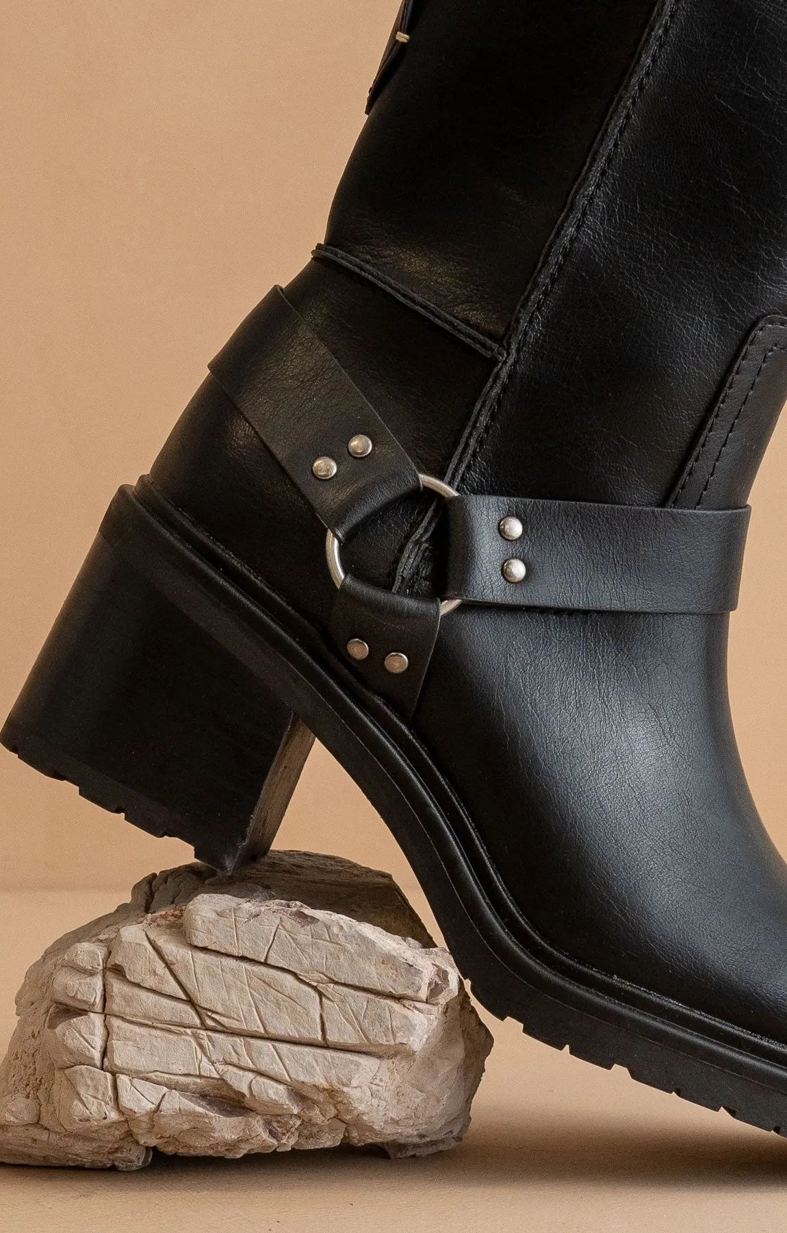 Clyde - Moto Ankle Boots