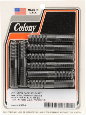 Colony 8857-8 Cylinder Base Stud Set