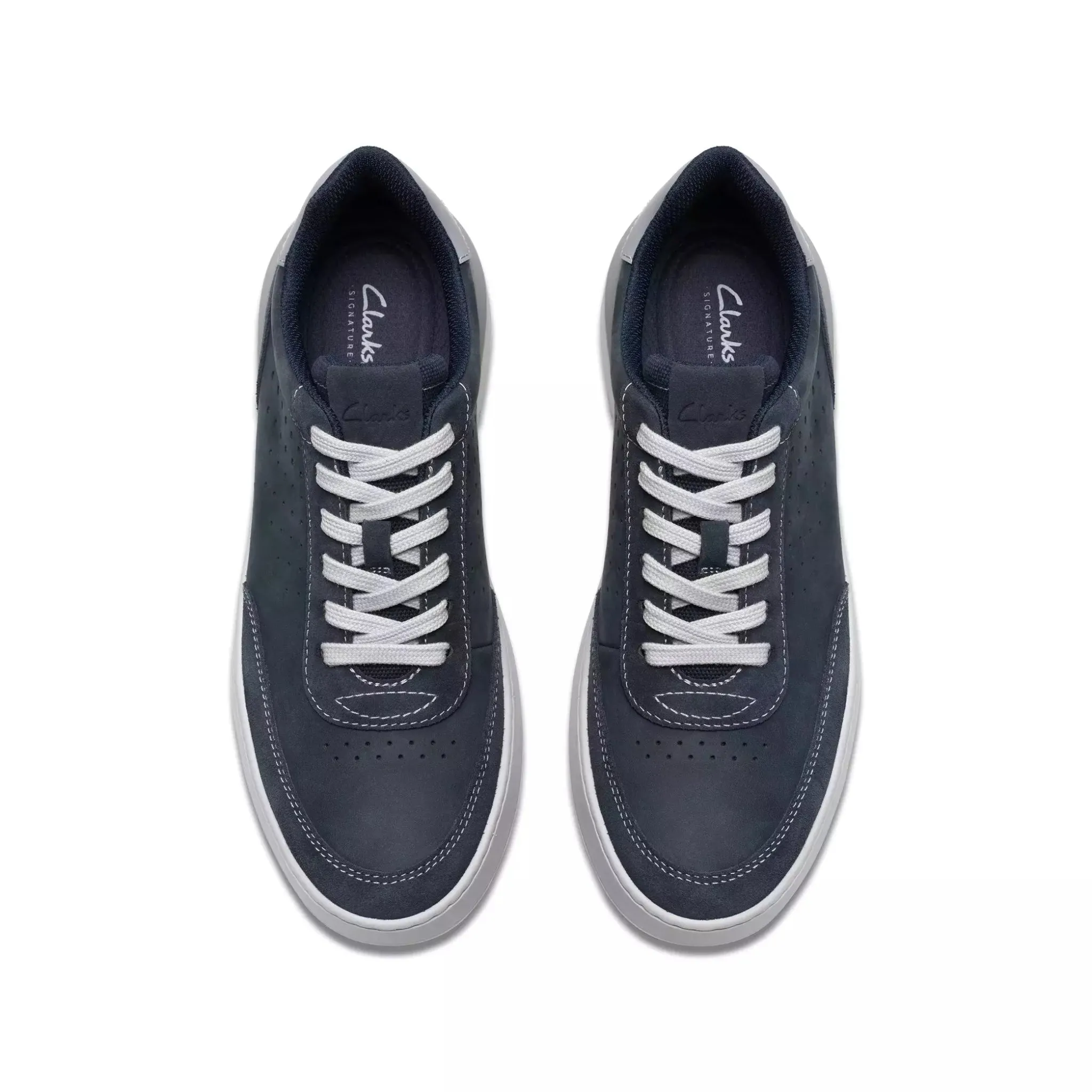 'Courtlite Run' men's lace-up sneaker - blue