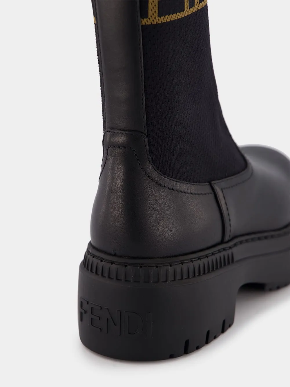 Domino Leather Biker Boots