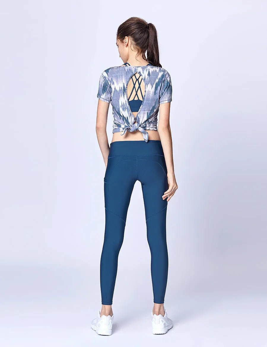 easyoga Lespiro Airy Run Top - F82 Mountain Shadow