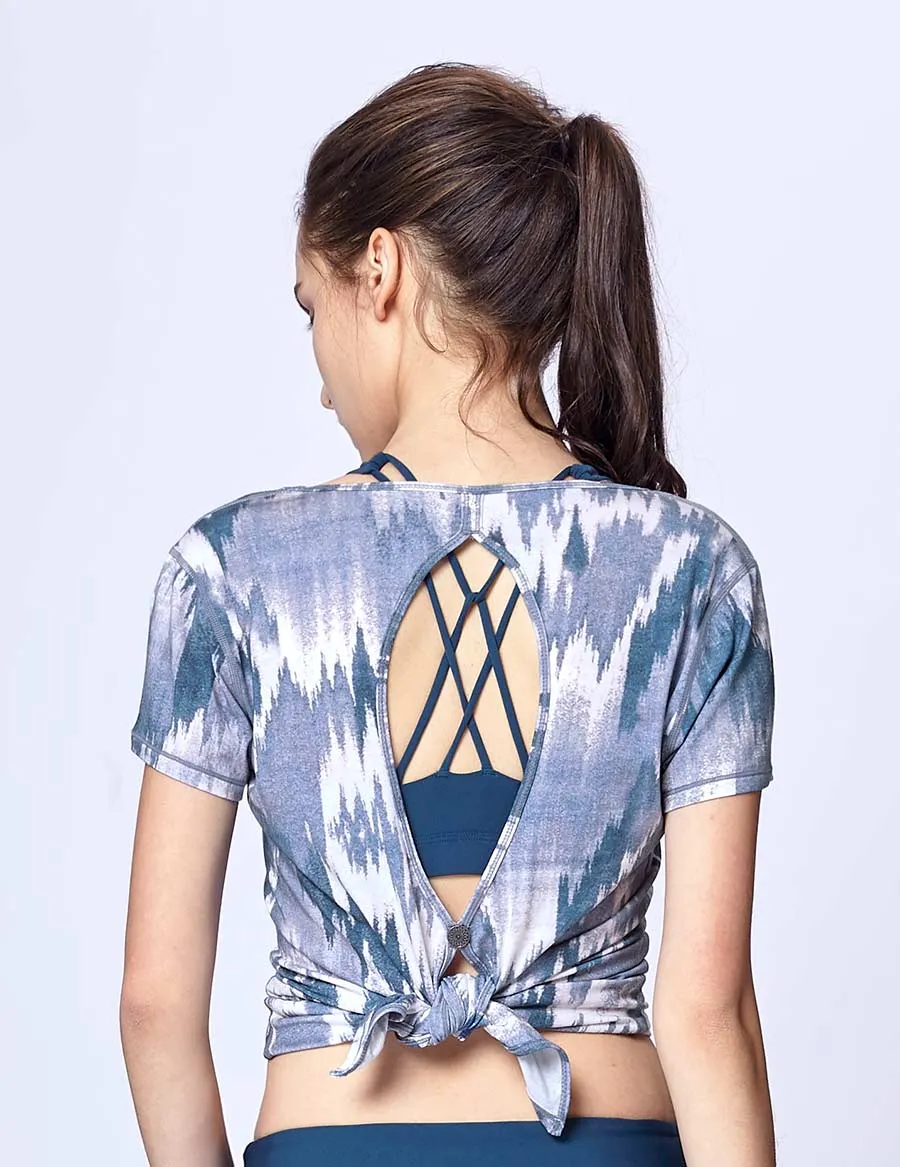 easyoga Lespiro Airy Run Top - F82 Mountain Shadow
