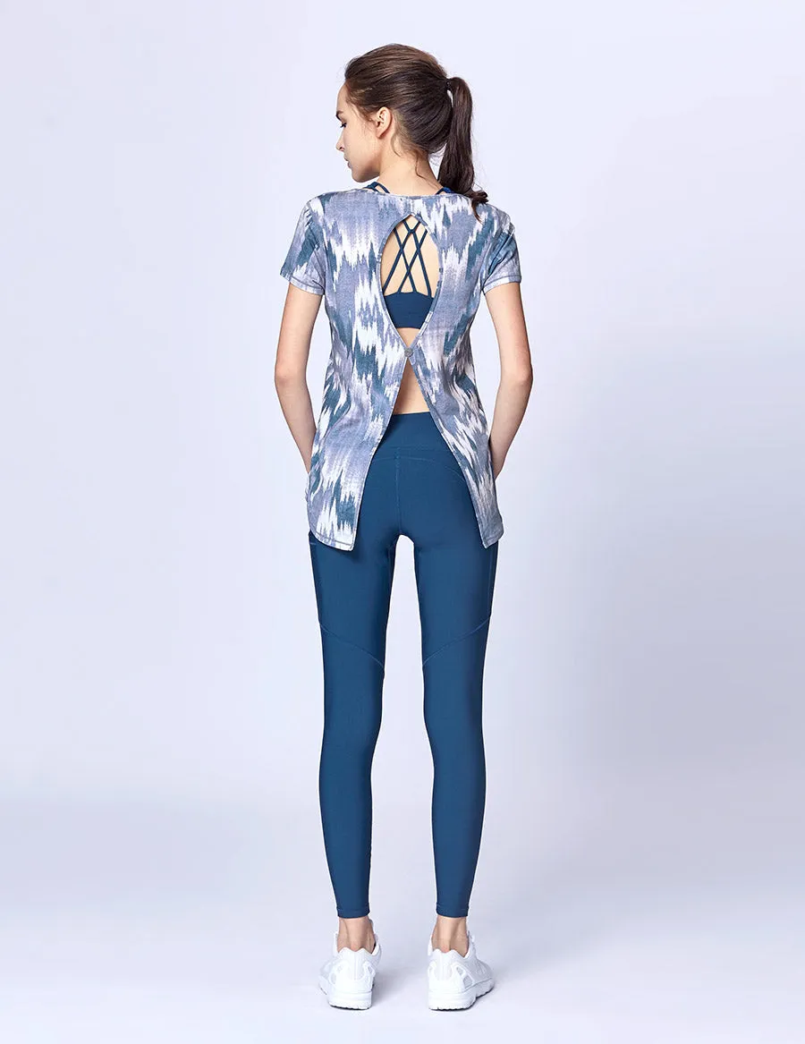 easyoga Lespiro Airy Run Top - F82 Mountain Shadow