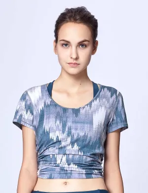 easyoga Lespiro Airy Run Top - F82 Mountain Shadow