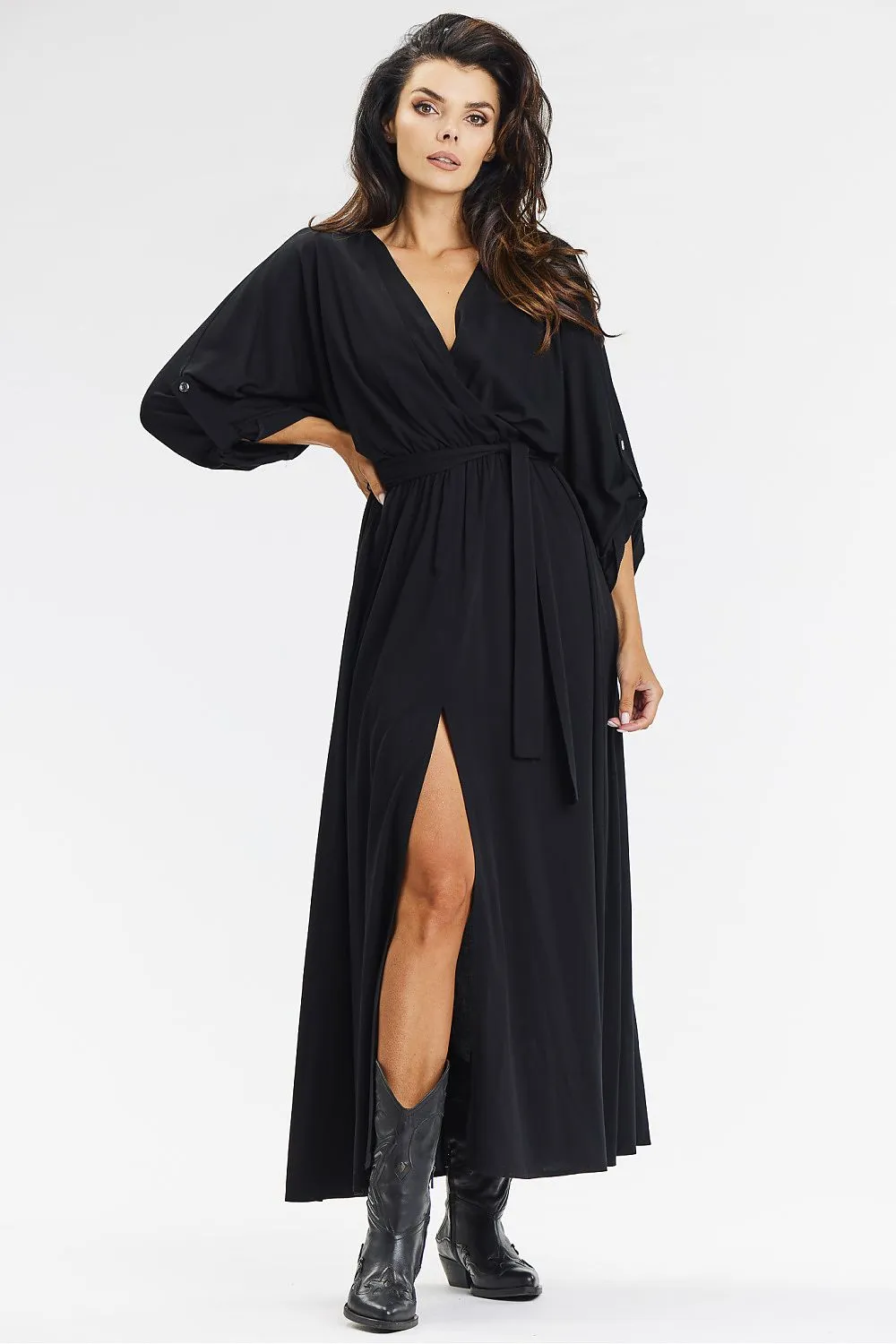 Elegant Envelope Maxi Dress