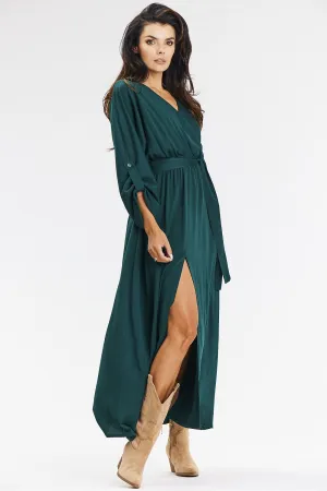 Elegant Envelope Maxi Dress