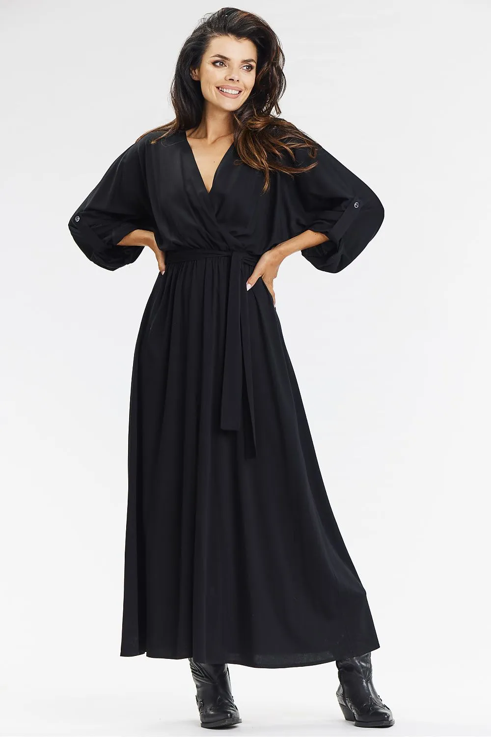 Elegant Envelope Maxi Dress
