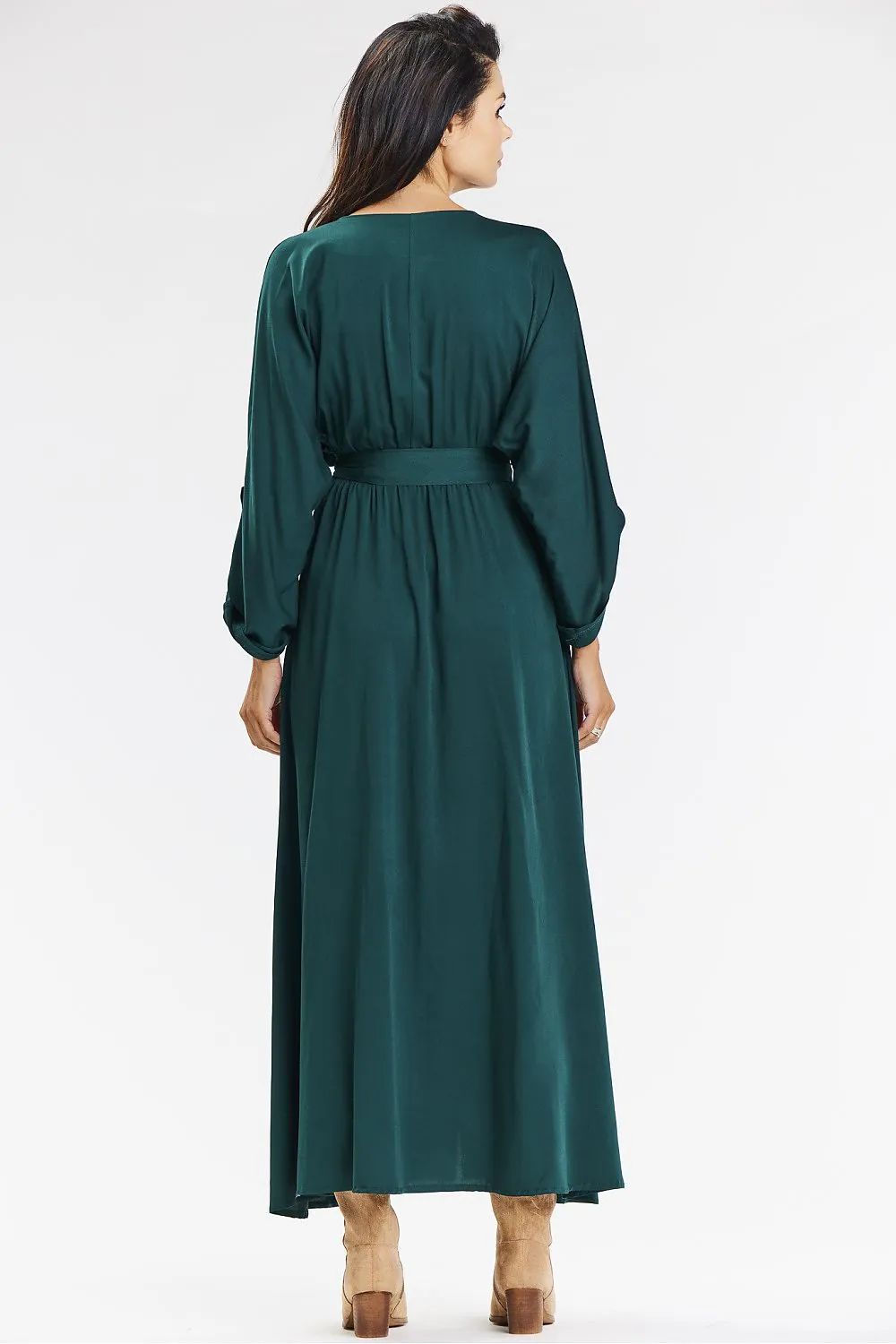 Elegant Envelope Maxi Dress