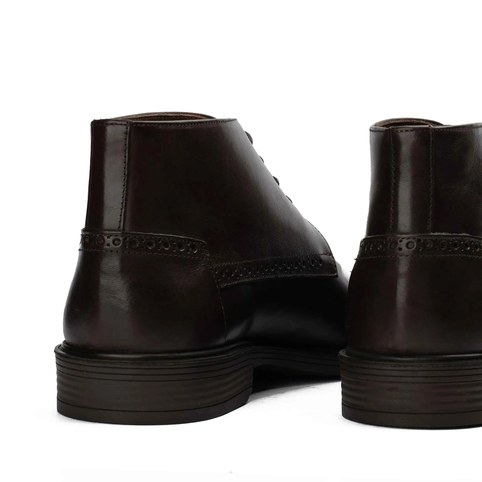 Essence BROWN Natural Leather Chelsea Boot