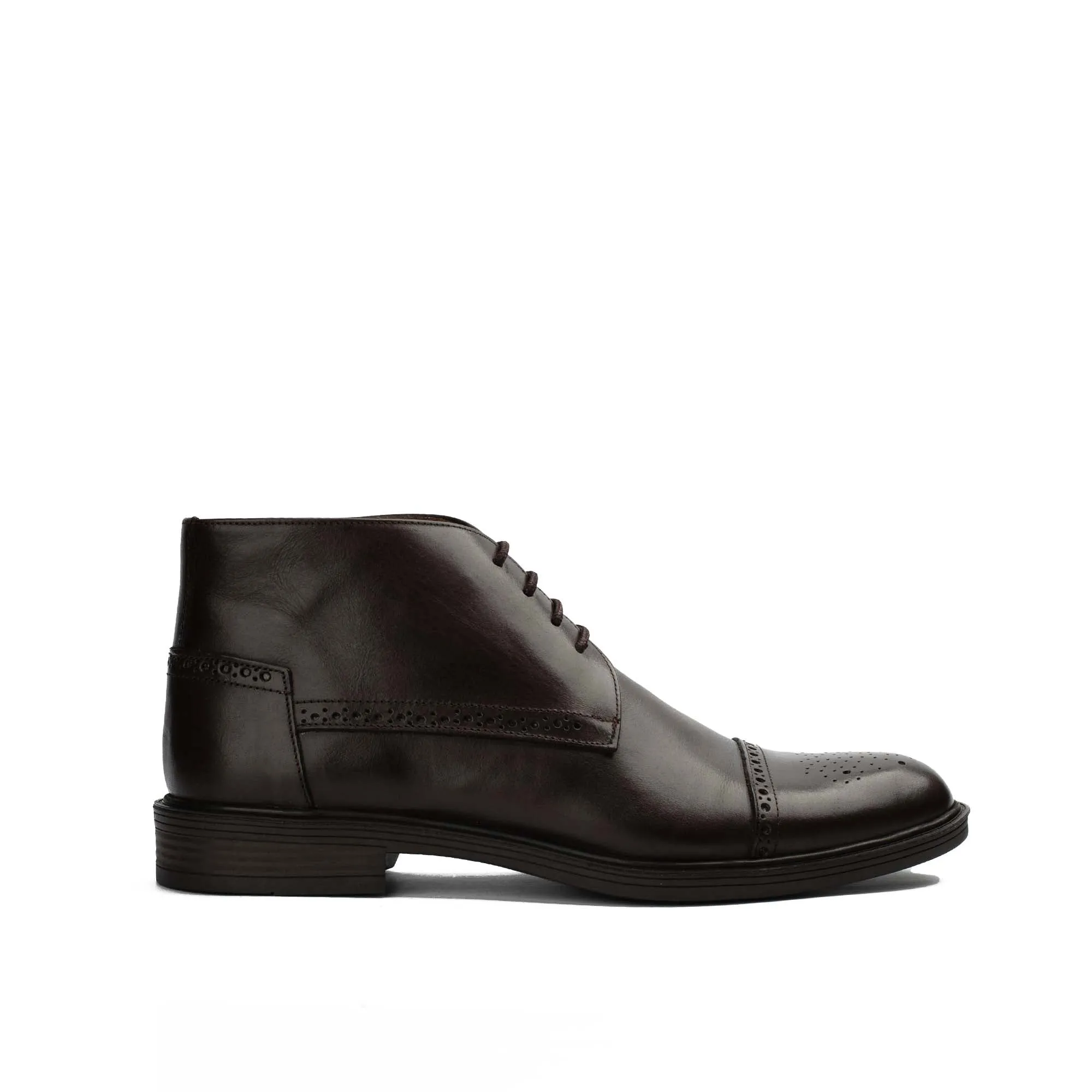 Essence BROWN Natural Leather Chelsea Boot