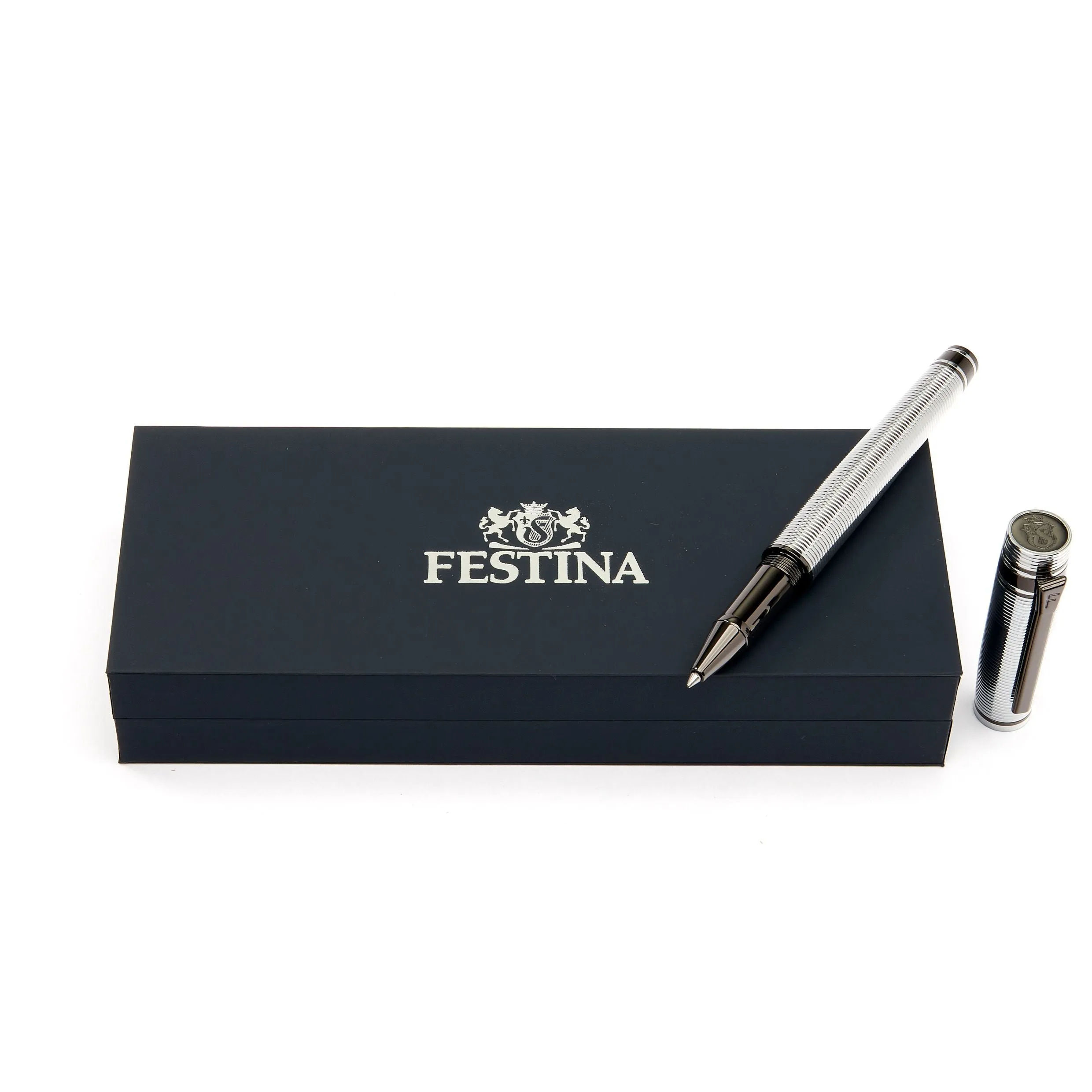 FESTINA FSH4705B - Rollerball pen Bold Stripe Chrome & Gun