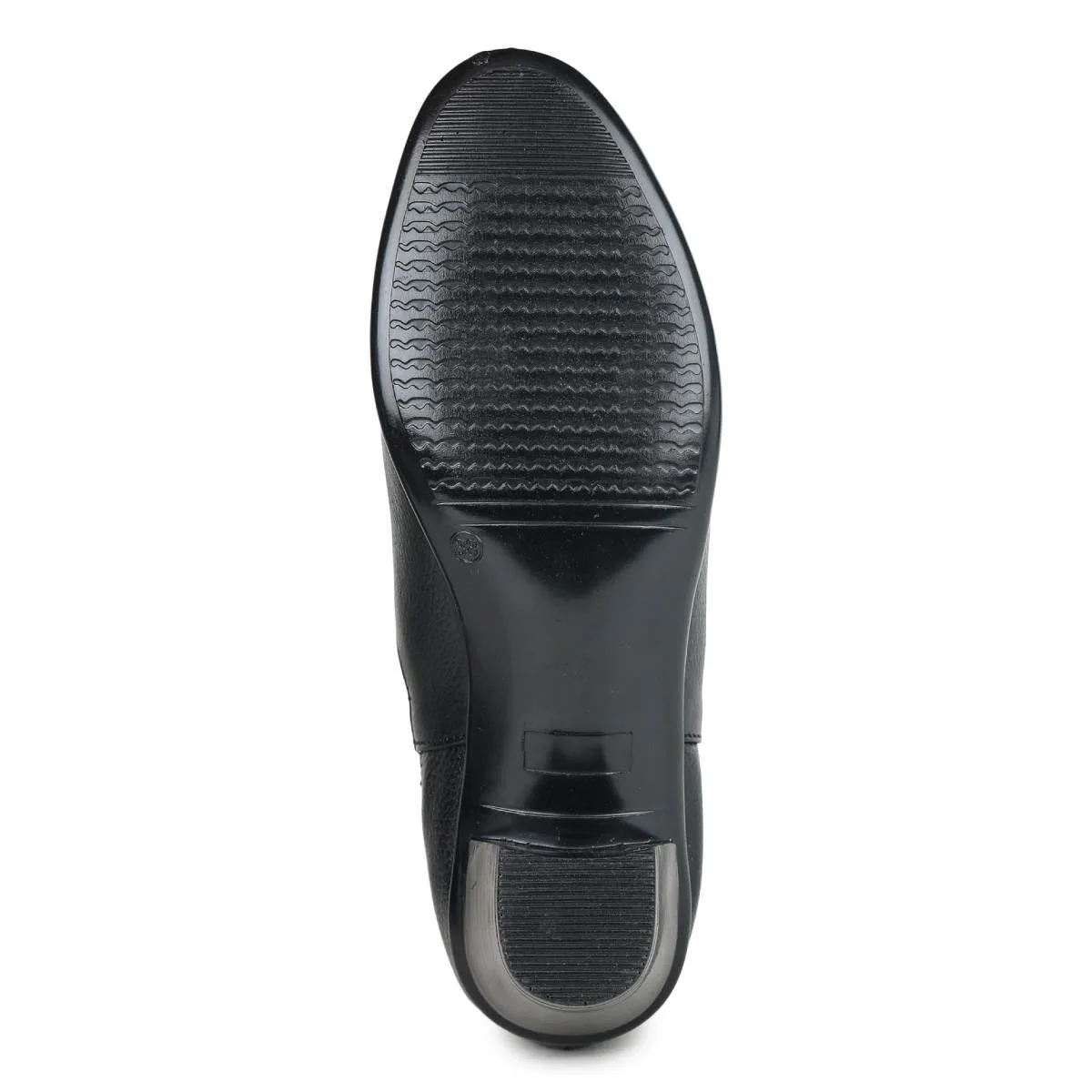 Fine-Grain Leather Chelsea Boots L 061 with Heels for Women