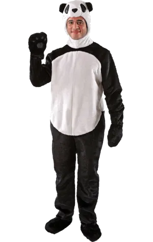 Fluffy Adult Panda Costume
