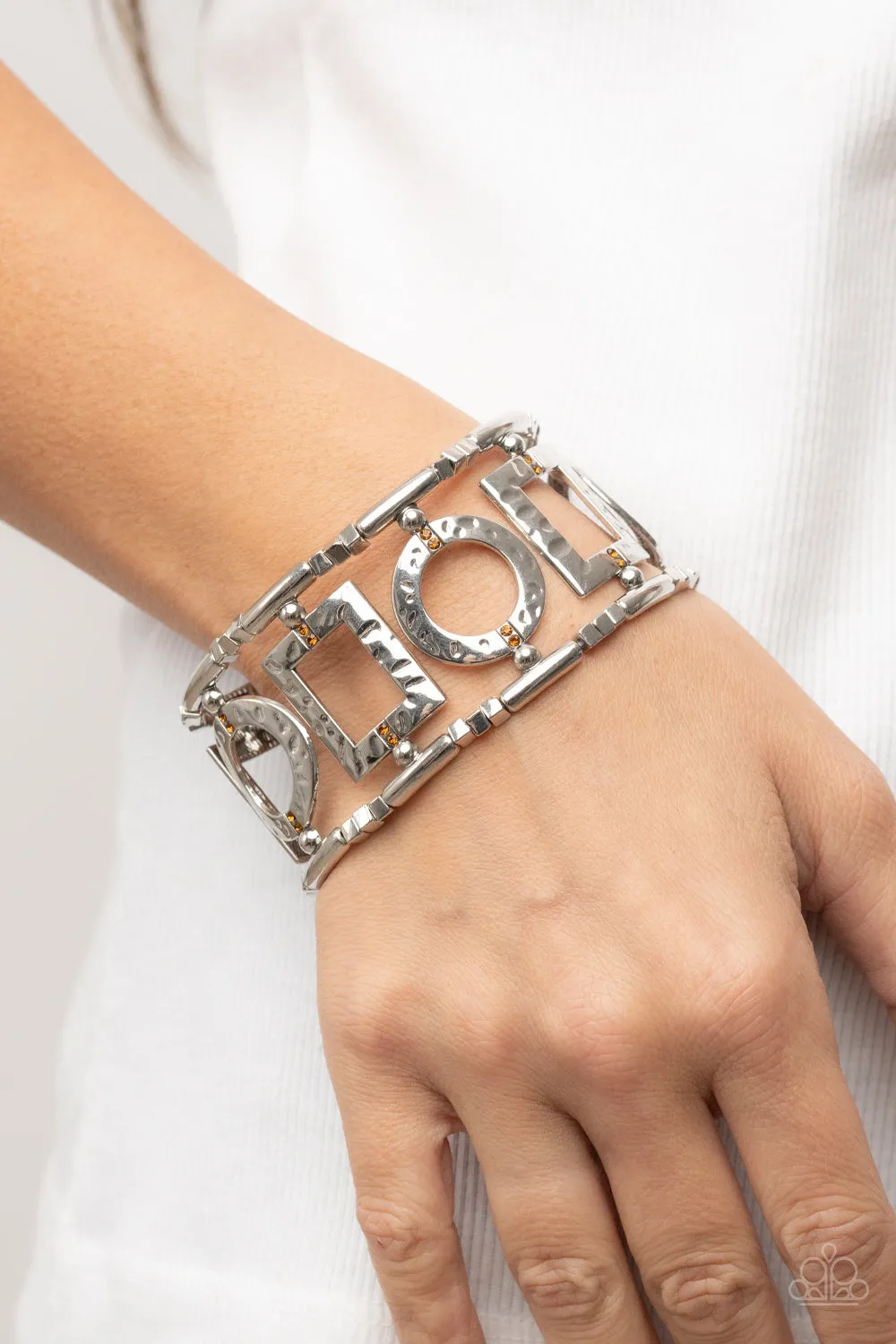 Framed and Fabulous - Brown Bracelet