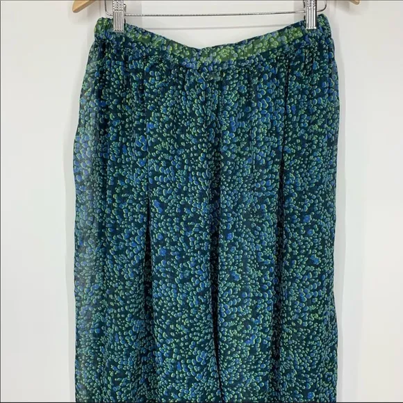 Free People Sleepin In Printed Chiffon Wide-Leg Pants NWOT