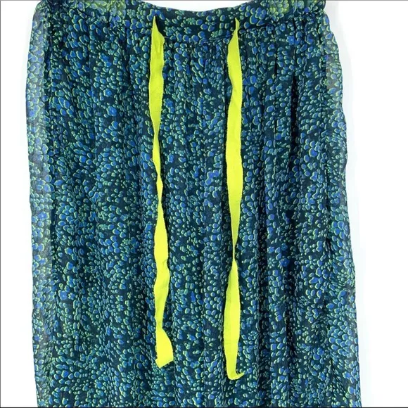 Free People Sleepin In Printed Chiffon Wide-Leg Pants NWOT