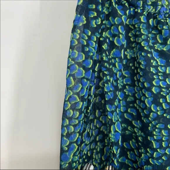 Free People Sleepin In Printed Chiffon Wide-Leg Pants NWOT
