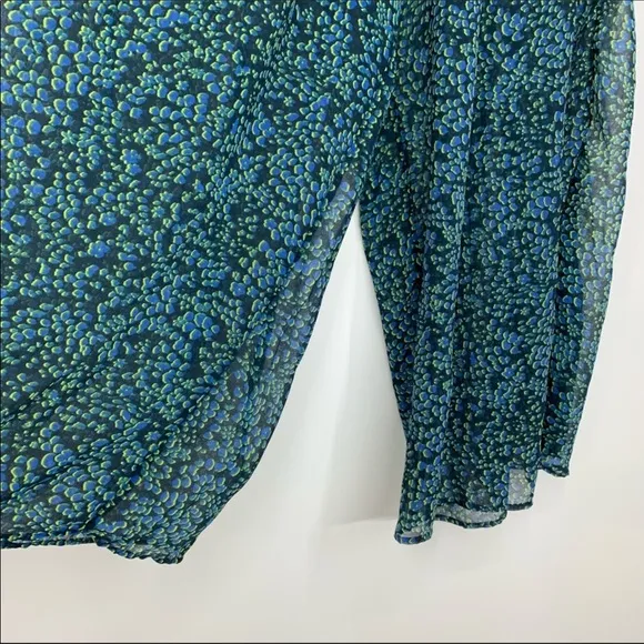Free People Sleepin In Printed Chiffon Wide-Leg Pants NWOT