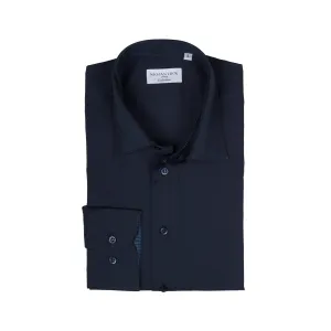 Gary Performance Stretch Shirt - Bold Navy