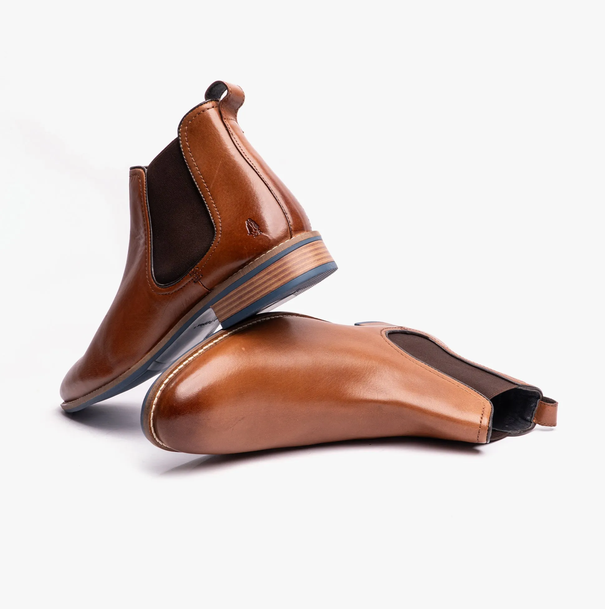 Hush Puppies DIEGO CHELSEA Mens Formal Boots Tan