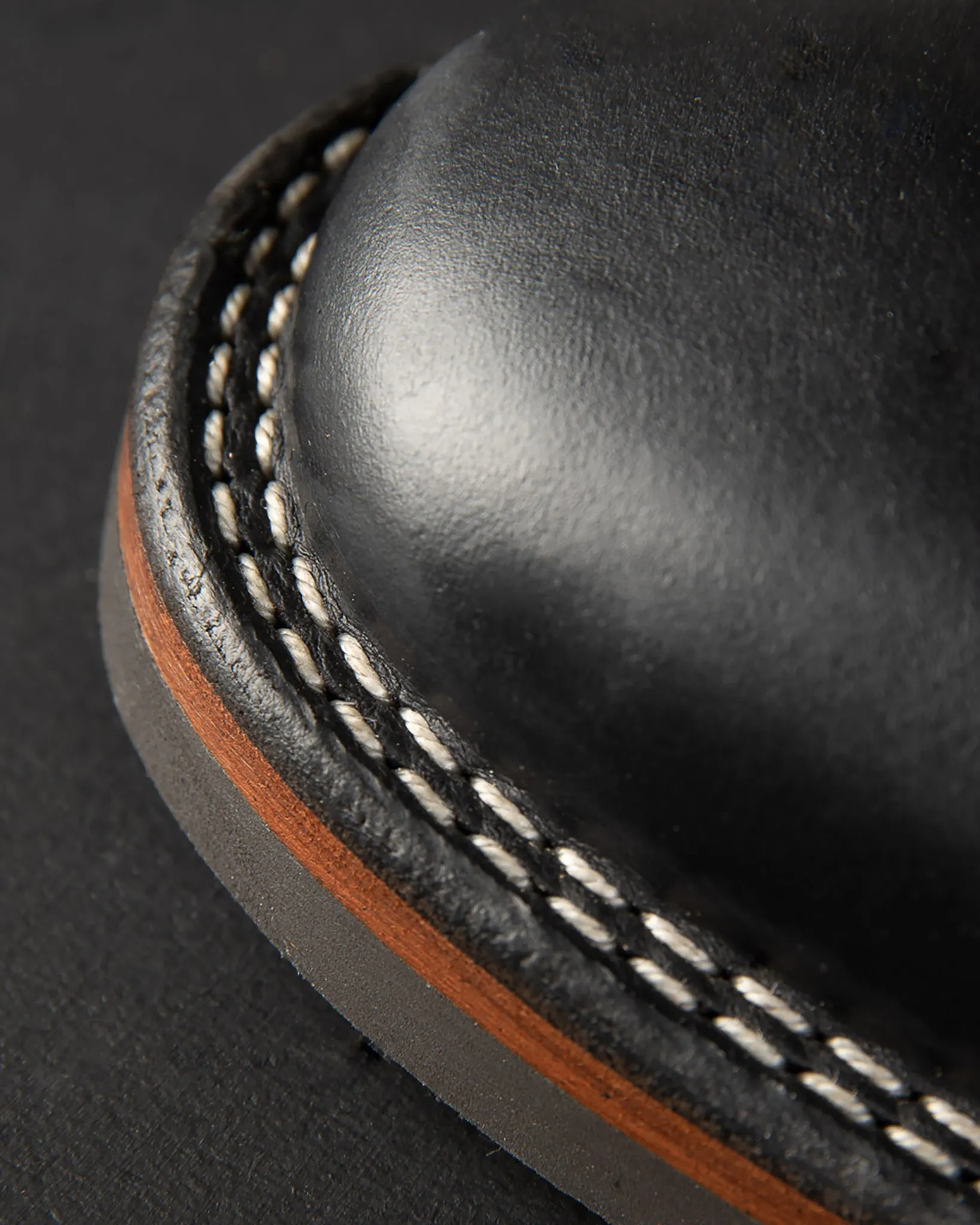 Iron Heart Int'l x Wesco® - 7" Toe Cap Boot - Black Tie Domain. The "Guildsman"